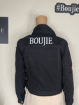 The Boujie Black Demin Jacket