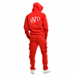 BAD Cargo Joggers Set - RED