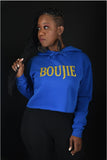 The Boujie Fleece Hoodie Blue
